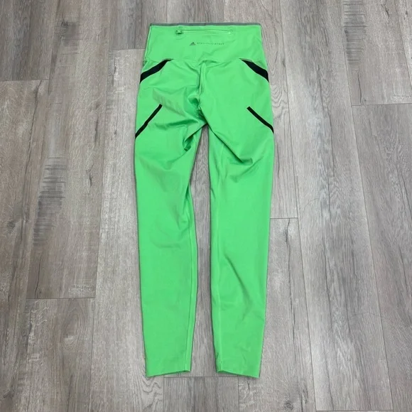 Adidas By Stella McCartney 
Truepace High-Rise Stretch Leggings Green Size S - Picture 8 of 11